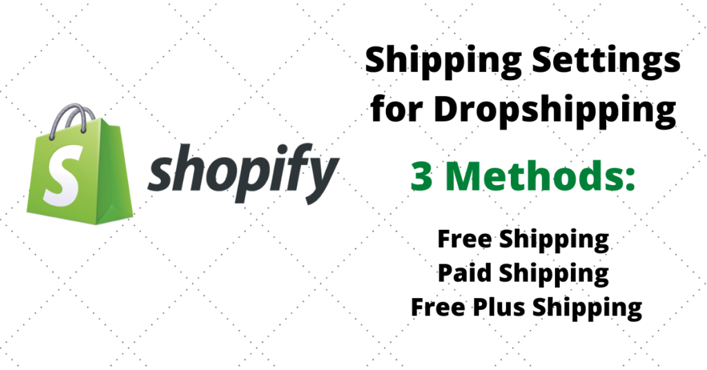 Shipping Setting for Dropshipping