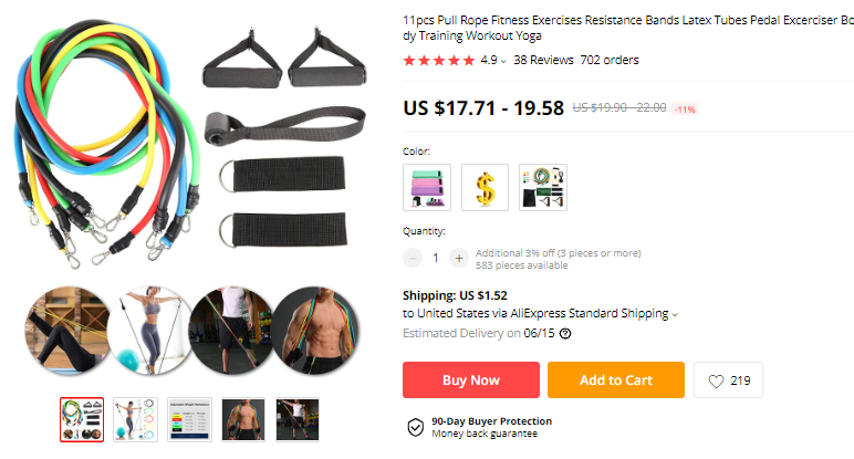 fitness dropshipping products