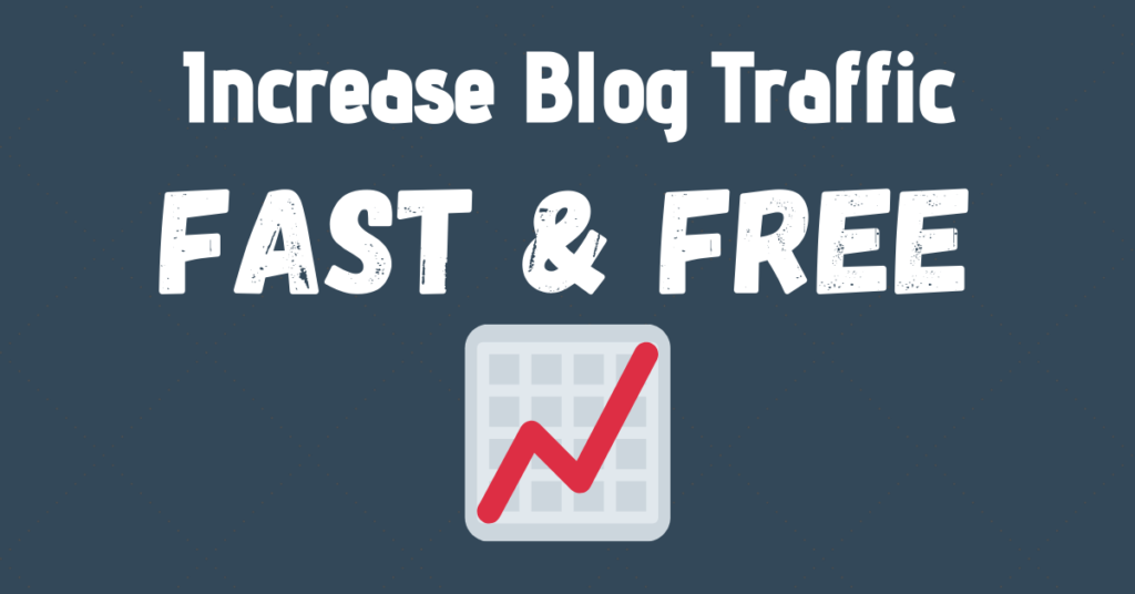 how to increase blog traffic fast