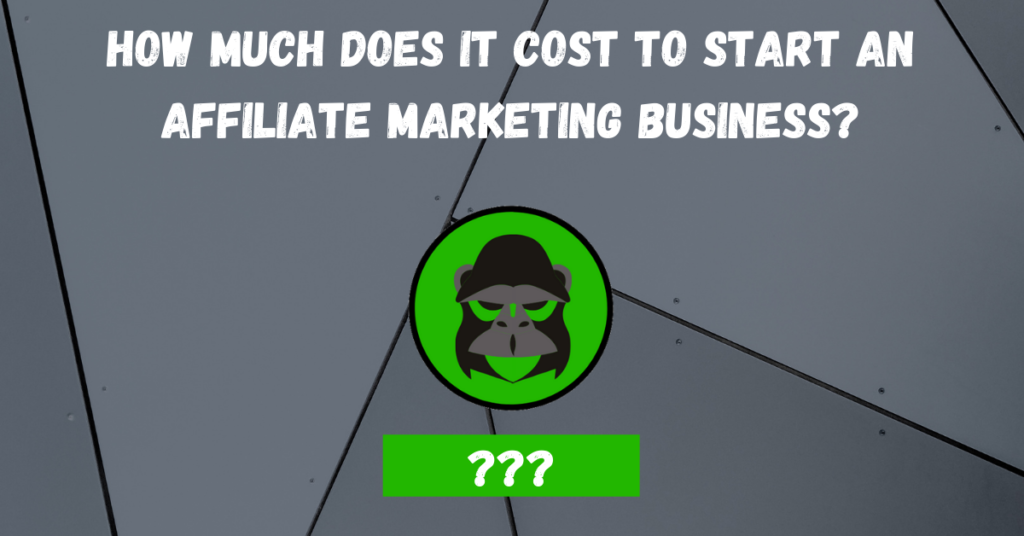 cost to start an affiliate marketing business